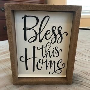 Wall decor “Bless this Home”